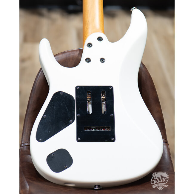 Ibanez AZ2402 Prestige HH Roasted Maple Neck w/ Case –Pearl White Flat (B-stock)