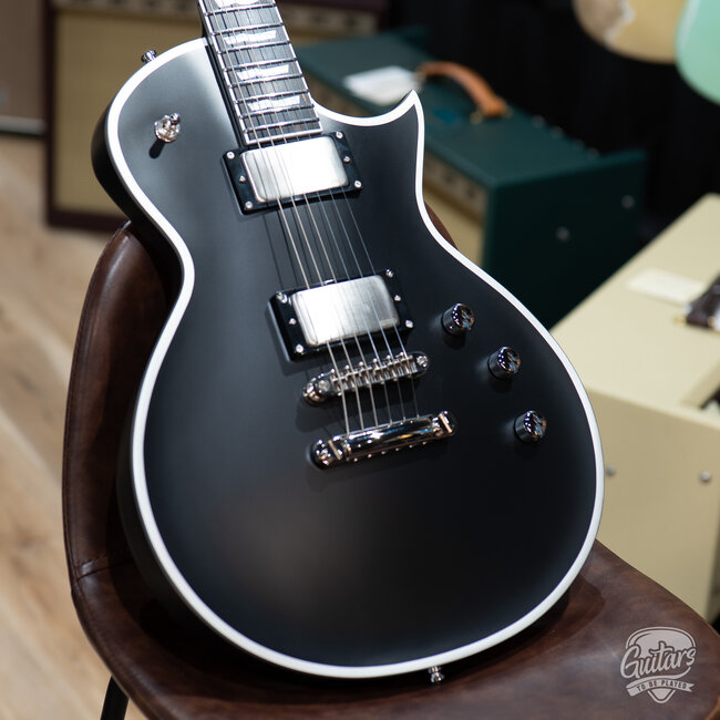ESP E-II Eclipse BB Bold Binding EMG Guitar w/ Case – Black Satin (B-stock)