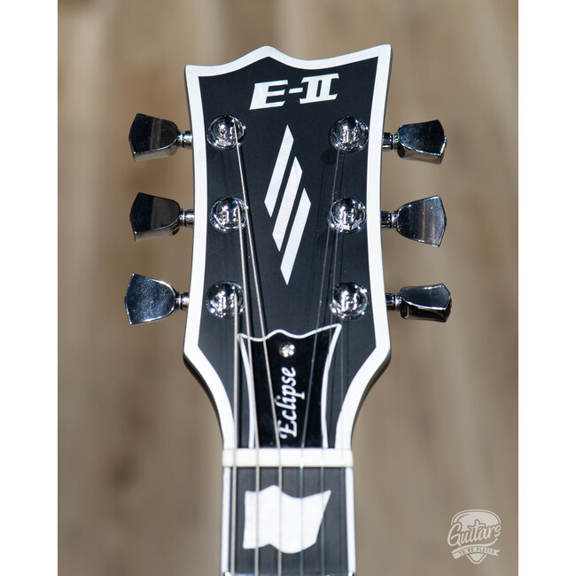 ESP E-II Eclipse BB Bold Binding EMG Guitar w/ Case – Black Satin (B-stock)