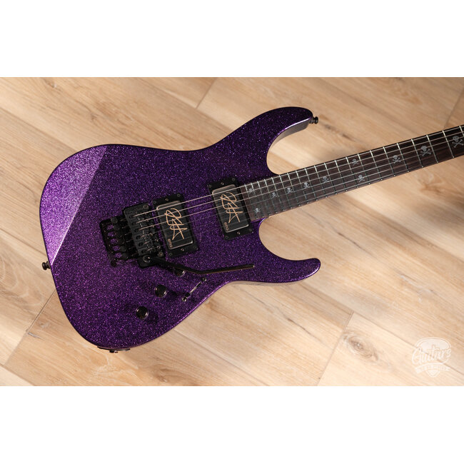 ESP KH-2 Kirk Hammett Signature Custom Shop Guitar – Purple Sparkle