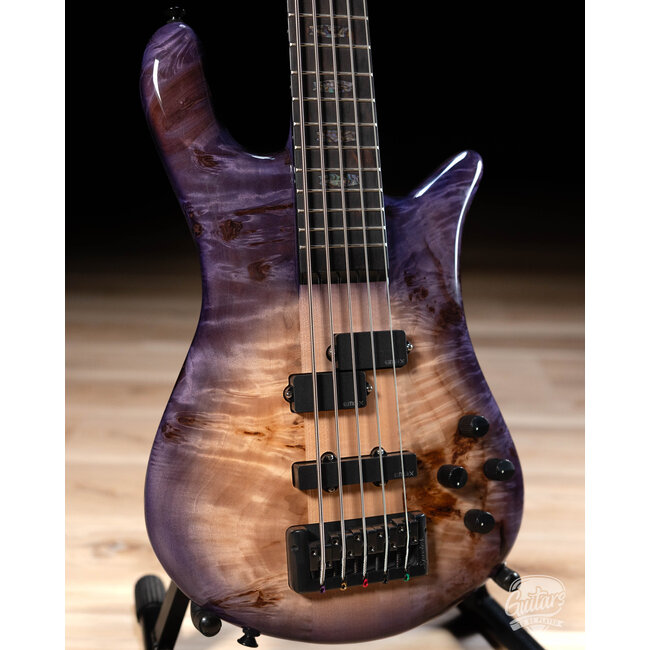 Spector Euro 5 CST 5-String EMG Bass – Natural Violet Burst Gloss