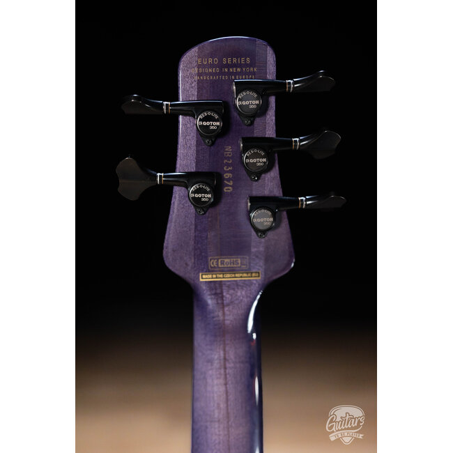 Spector Euro 5 CST 5-String EMG Bass – Natural Violet Burst Gloss