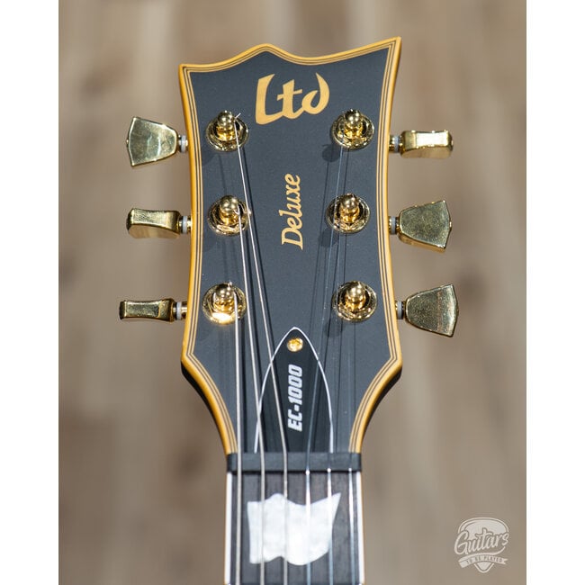 ESP LTD EC-1000 EMG Electric Guitar – Vintage Black (Demo)