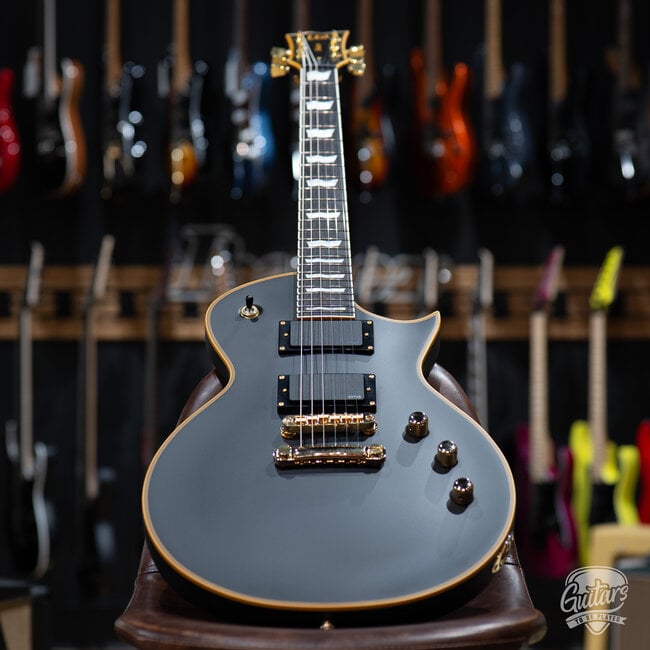 ESP LTD EC-1000 EMG Electric Guitar – Vintage Black (Demo)