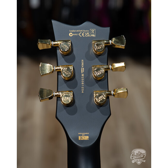 ESP LTD EC-1000 EMG Electric Guitar – Vintage Black (Demo)
