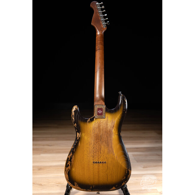 Paoletti Alfa Lounge HSS “Stratospheric” Thinline Hardtail S-Style – 2-Tone Sunburst