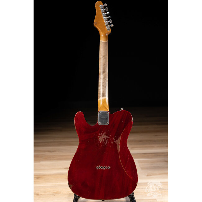 Friedman Vintage T Mahogany Humbucker Guitar w/ Rosewood – Cherry Red