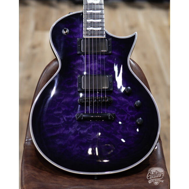 ESP E-II Eclipse EMG Electric Guitar w/ Case – Reindeer Blue (B-stock)