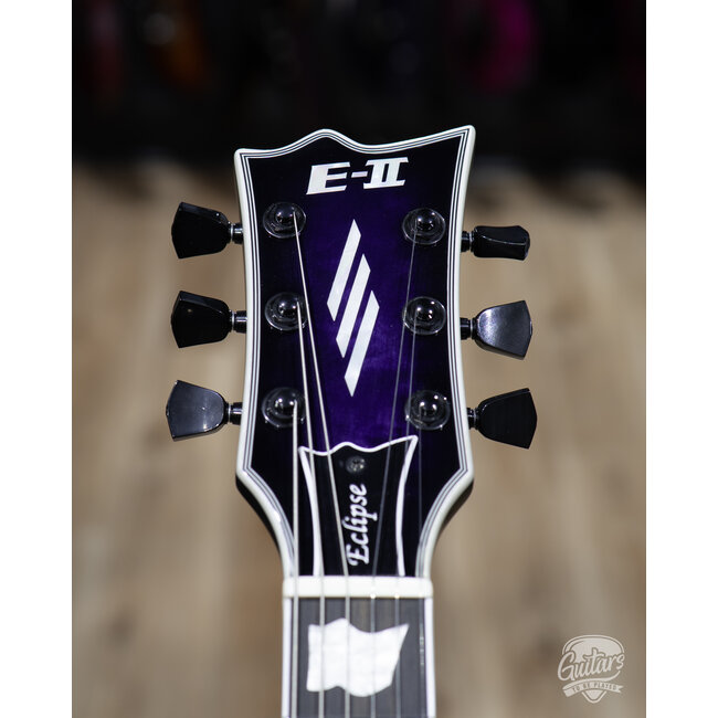 ESP E-II Eclipse EMG Electric Guitar w/ Case – Reindeer Blue (B-stock)
