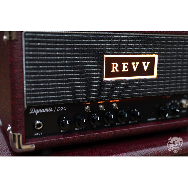 Revv D20 MK2 20/4W 6V6 Tube Amp Head w/ 1x12 Cab – Vintage Bordeaux