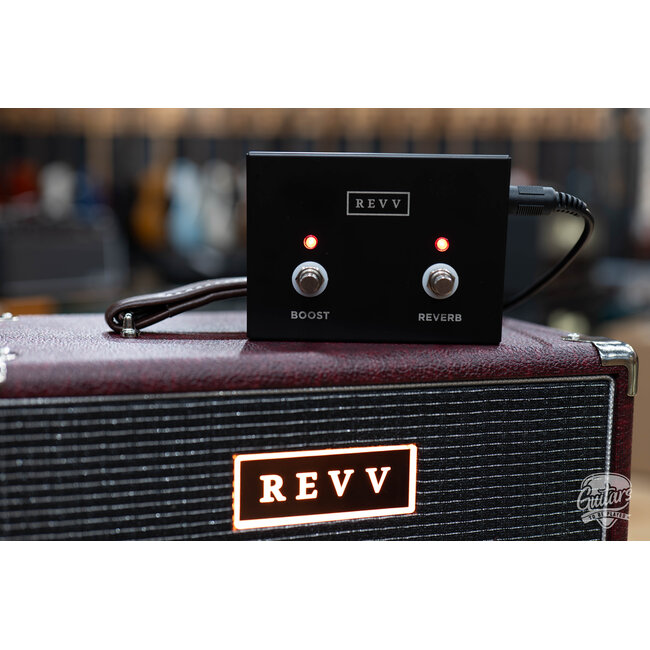 Revv D20 MK2 20/4W 6V6 Tube Amp Head w/ 1x12 Cab – Vintage Bordeaux
