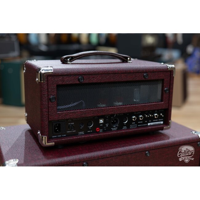 Revv D20 MK2 20/4W 6V6 Tube Amp Head w/ 1x12 Cab – Vintage Bordeaux