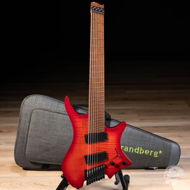 Strandberg Boden Original N2.8 8 String Headless – Sunset Coral Burst Satin