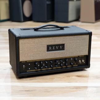 Revv Revv D40 40/10W 6L6 2-Channel Tube Amp Head w/ Footswitch – Black