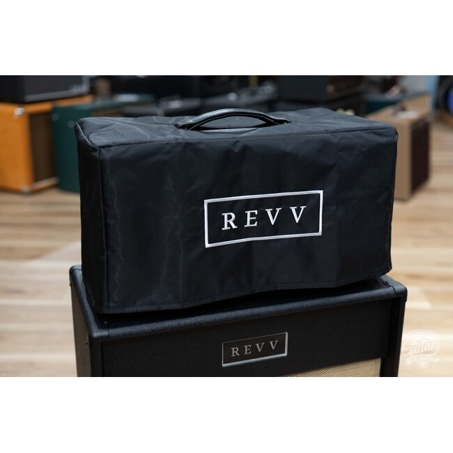 Revv D40 40/10W 6L6 2-Channel Tube Amp Head w/ 1x12 Cab & Speaker Cable – Black