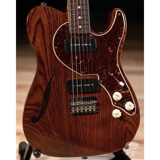 CP Thornton Thinline Classic II w/ Ron Ellis P-90 Ellisonics – Translucent Brown