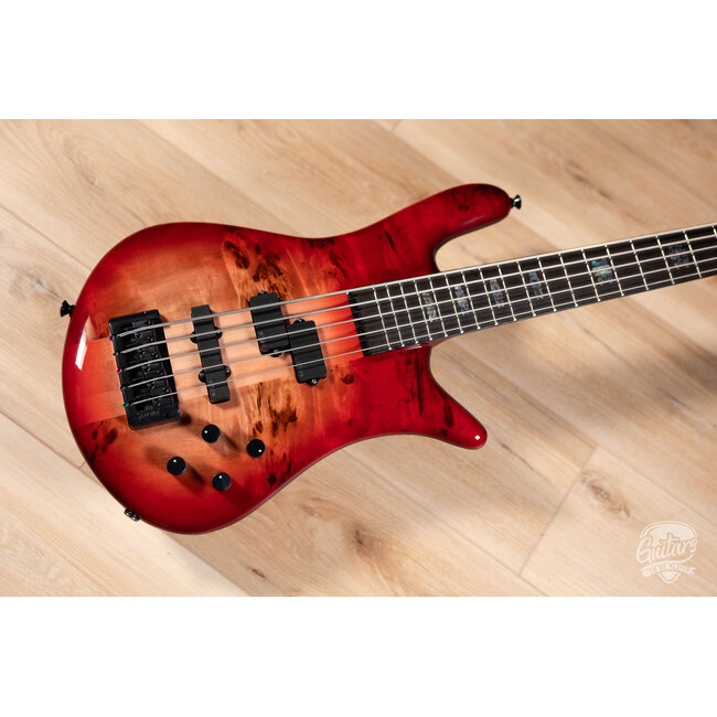 Spector Euro 5 CST 5-String EMG Bass – Natural Red Burst Gloss