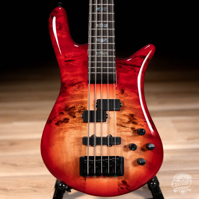 Spector Euro 5 CST 5-String EMG Bass – Natural Red Burst Gloss