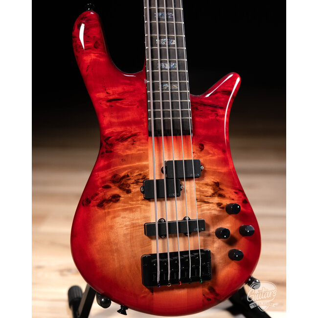 Spector Euro 5 CST 5-String EMG Bass – Natural Red Burst Gloss