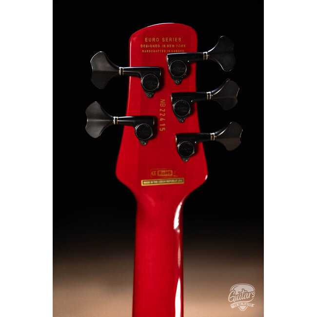 Spector Euro 5 CST 5-String EMG Bass – Natural Red Burst Gloss