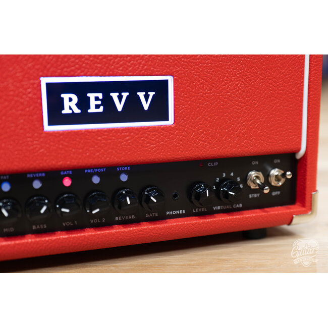 Revv G25 25/4W 2-Channel 6V6 Tube Amp Head w/ Footswitch – Red