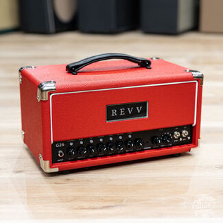 Revv Revv G25 25/4W 2-Channel 6V6 Tube Amp Head w/ Footswitch – Red