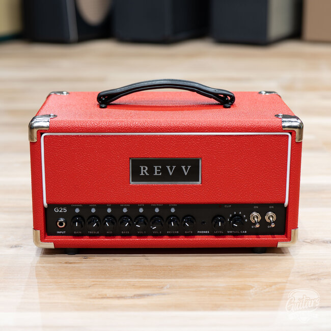 Revv G25 25/4W 2-Channel 6V6 Tube Amp Head w/ Footswitch – Red