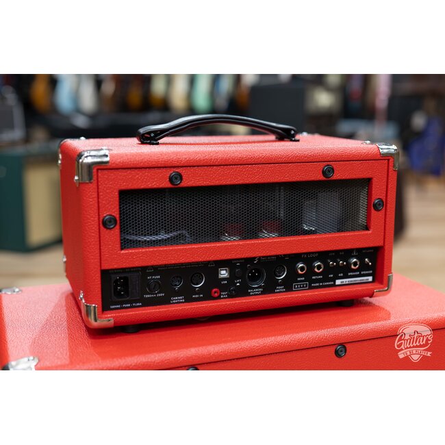 Revv G25 25/4W 2-Channel 6V6 Tube Amp Head w/ 1x12 Cab – Red Bronco