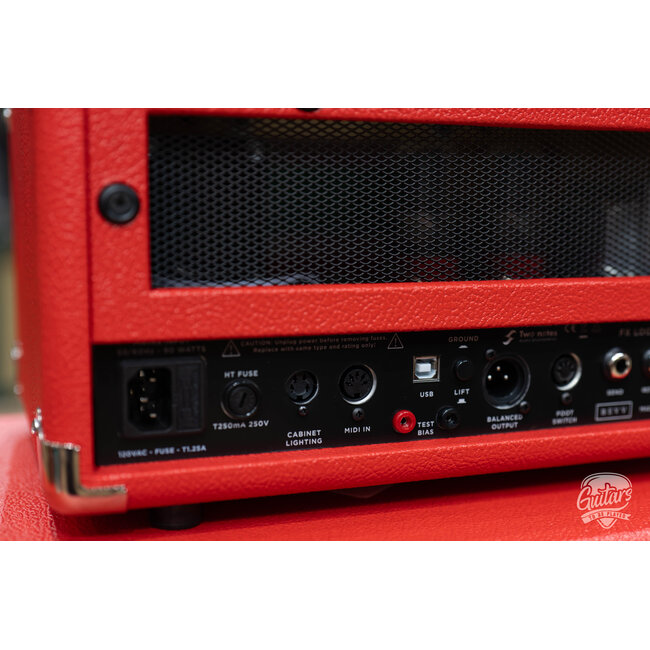 Revv G25 25/4W 2-Channel 6V6 Tube Amp Head w/ 1x12 Cab – Red Bronco