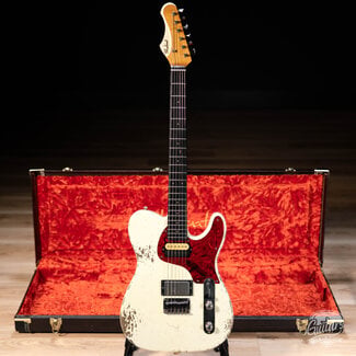 Shabat Guitars Shabat Lion Special Alder Humbucker Guitar w/ Ebony & Reverse Headstock – Cream