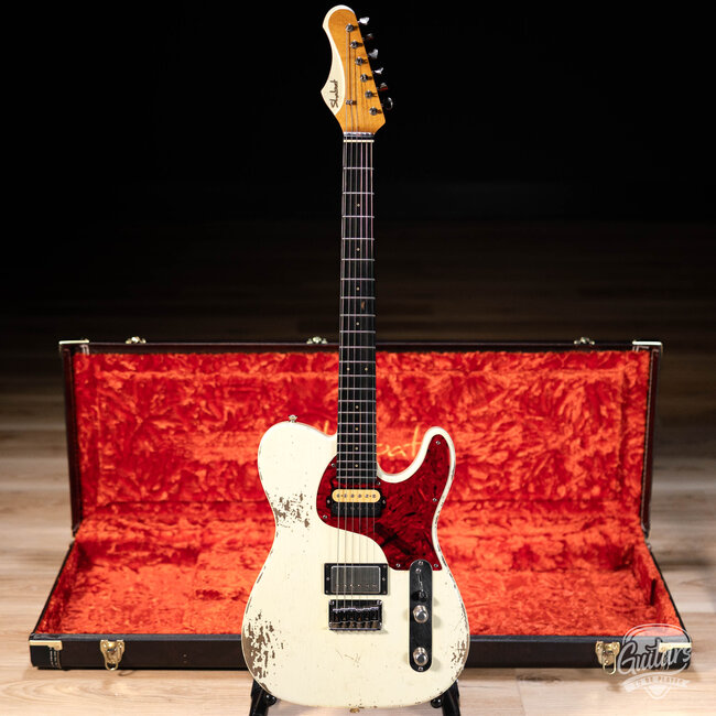 Shabat Lion Special Alder Humbucker Guitar w/ Ebony & Reverse Headstock – Cream