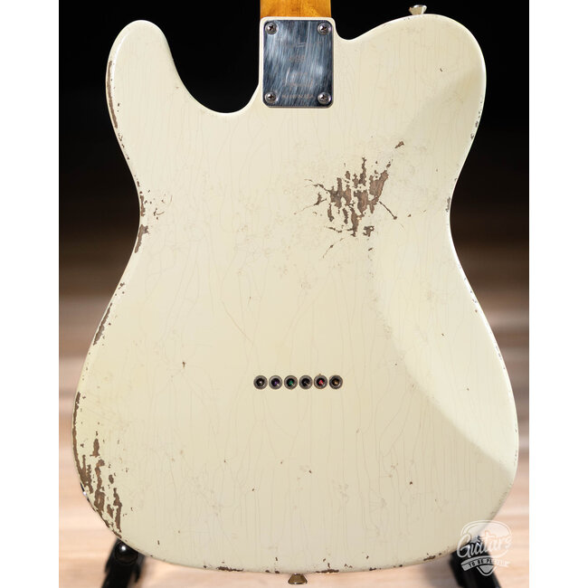 Shabat Lion Special Alder Humbucker Guitar w/ Ebony & Reverse Headstock – Cream