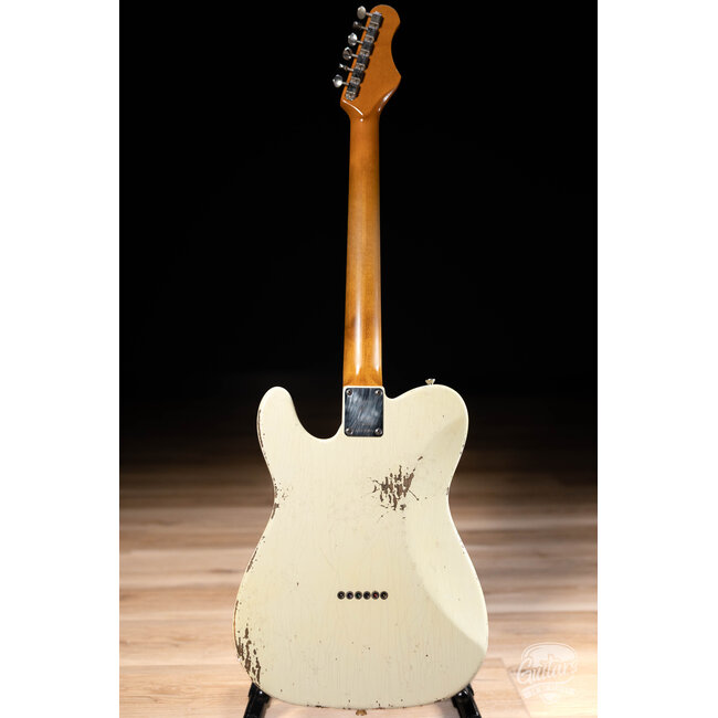 Shabat Lion Special Alder Humbucker Guitar w/ Ebony & Reverse Headstock – Cream