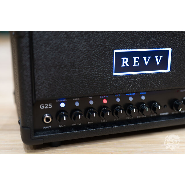 Revv G25 25/4W 2-Channel 6V6 Tube Amp Head w/ Footswitch – Black