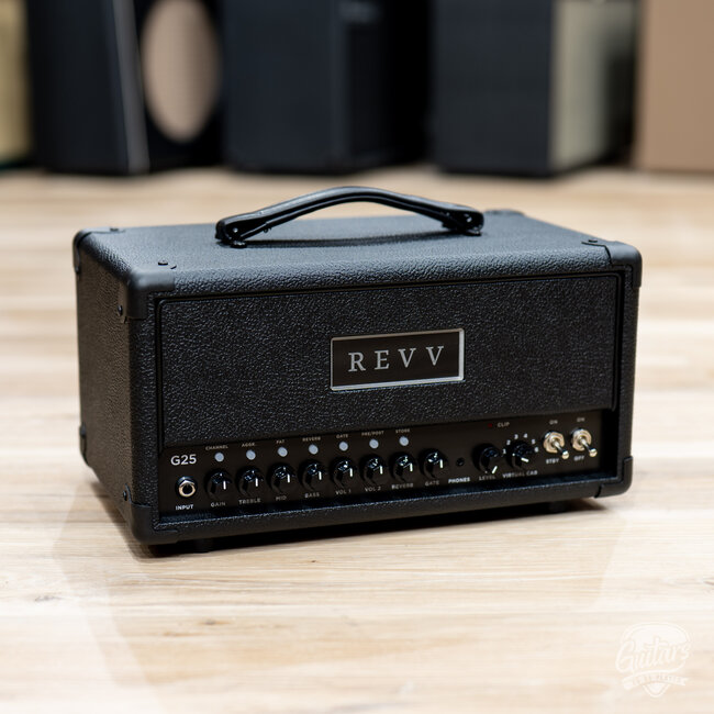 Revv G25 25/4W 2-Channel 6V6 Tube Amp Head w/ Footswitch – Black