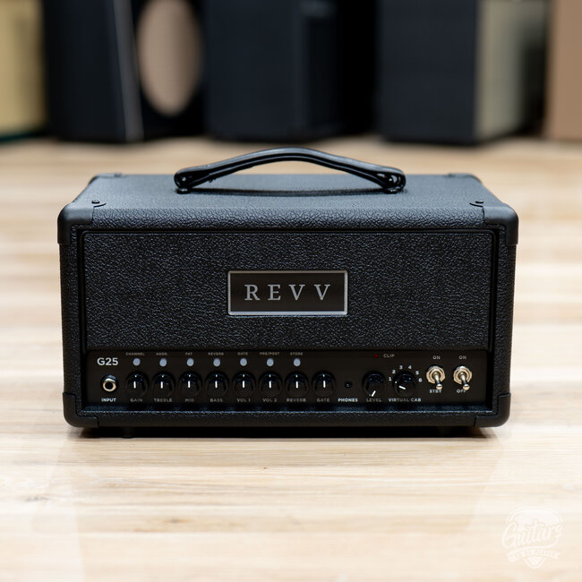 Revv G25 25/4W 2-Channel 6V6 Tube Amp Head w/ Footswitch – Black