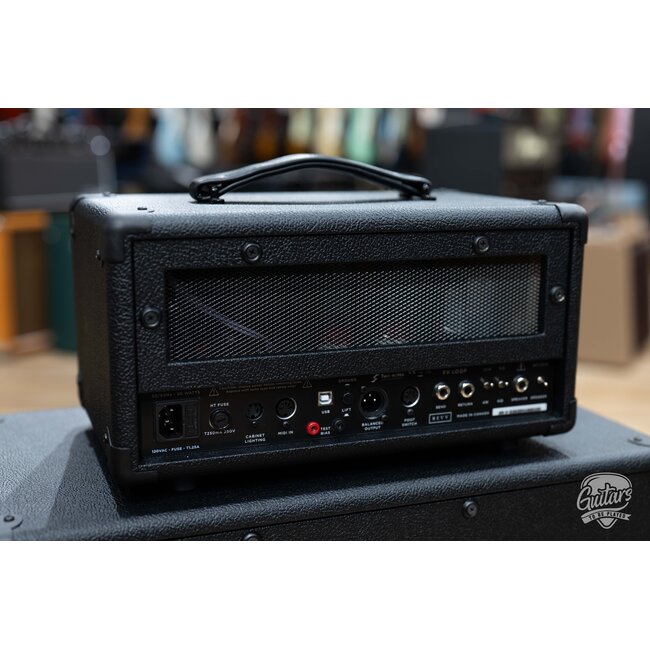 Revv G25 25/4W 2-Channel 6V6 Tube Amp Head w/ 1x12 Cab & Speaker Cable – Black