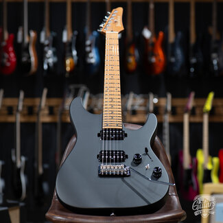 Used 2024 Ibanez AZ2402 Prestige HH Roasted Maple Neck Guitar w/ Case – Black Flat