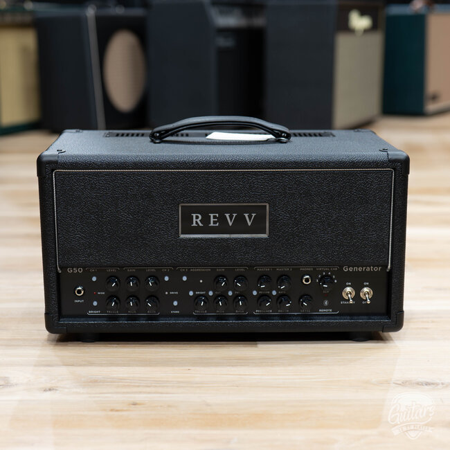 Revv G50 50/10W EL34 Tube Amp Head w/ Footswitch – Black (Demo)