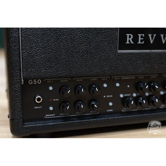 Revv G50 50/10W EL34 Tube Amp Head w/ Footswitch – Black (Demo)
