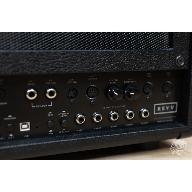 Revv G50 50/10W EL34 Tube Amp Head w/ Footswitch – Black (Demo)