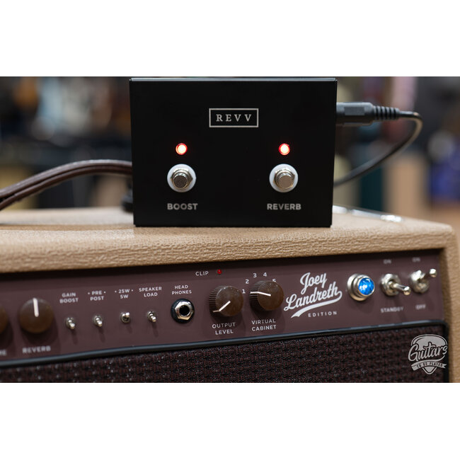 Revv D25 Joey Landreth 1x12 25/5W Tube Combo Amp w/ Footswitch – Brown
