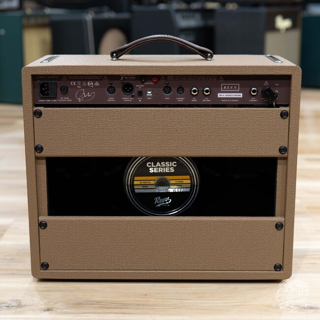 Revv D25 Joey Landreth 1x12 25/5W Tube Combo Amp w/ Footswitch – Brown