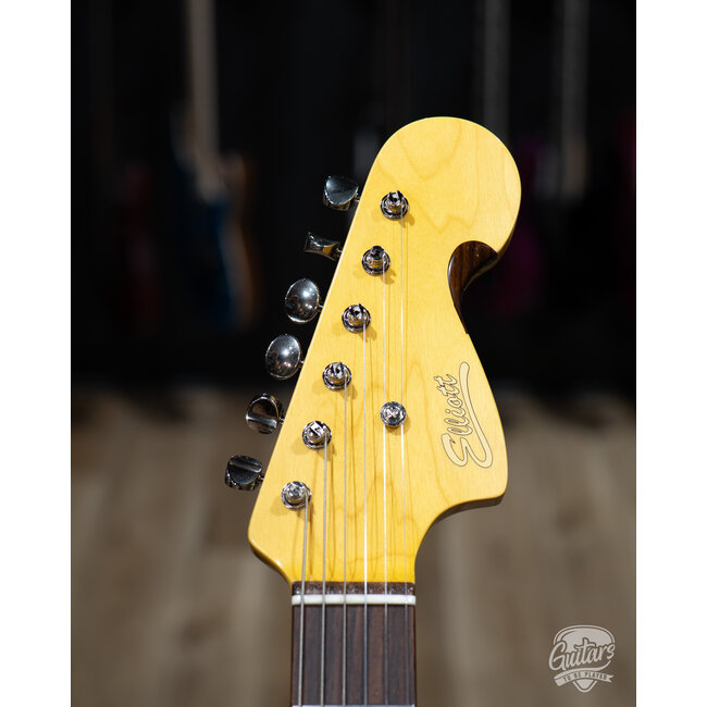2025 Elliott Warhawk HH Electric Guitar w/ Hardtail – Inverness Green