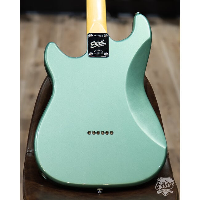 2025 Elliott Warhawk HH Electric Guitar w/ Hardtail – Inverness Green