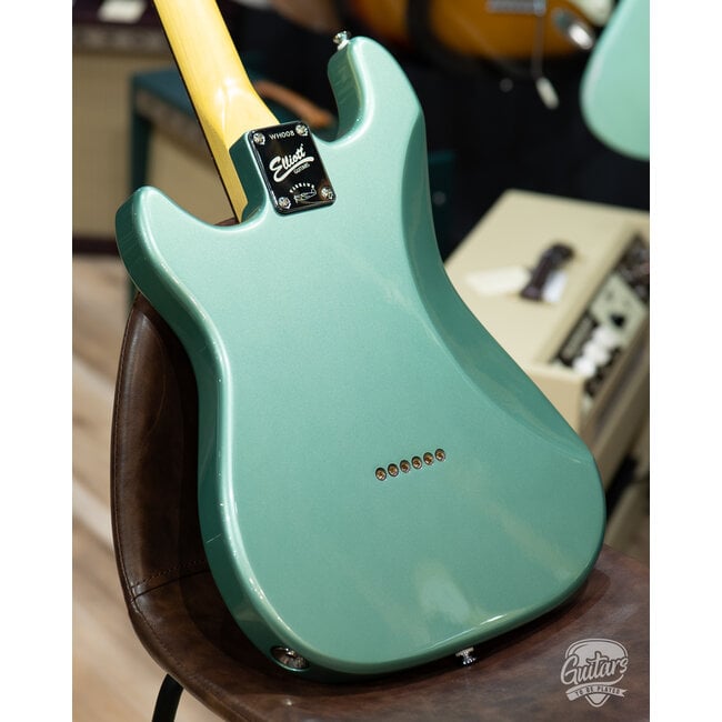 2025 Elliott Warhawk HH Electric Guitar w/ Hardtail – Inverness Green