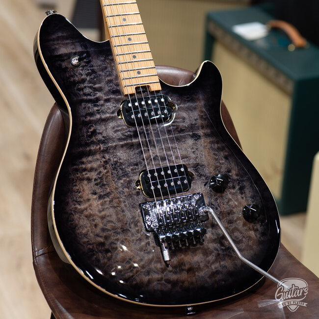 Used EVH Special Wolfgang QM Baked Maple Fretboard w/ Case – Charcoal Burst