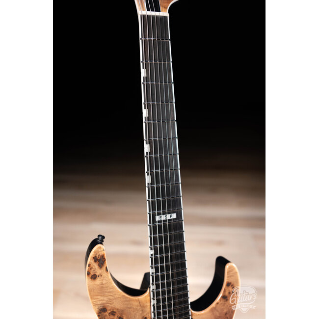 ESP E-II M-II 7 NT Bare Knuckle 7-String Guitar w/ Case – Purple Natural Fade