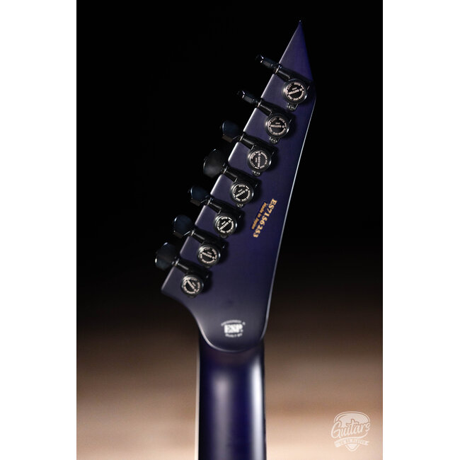 ESP E-II M-II 7 NT Bare Knuckle 7-String Guitar w/ Case – Purple Natural Fade