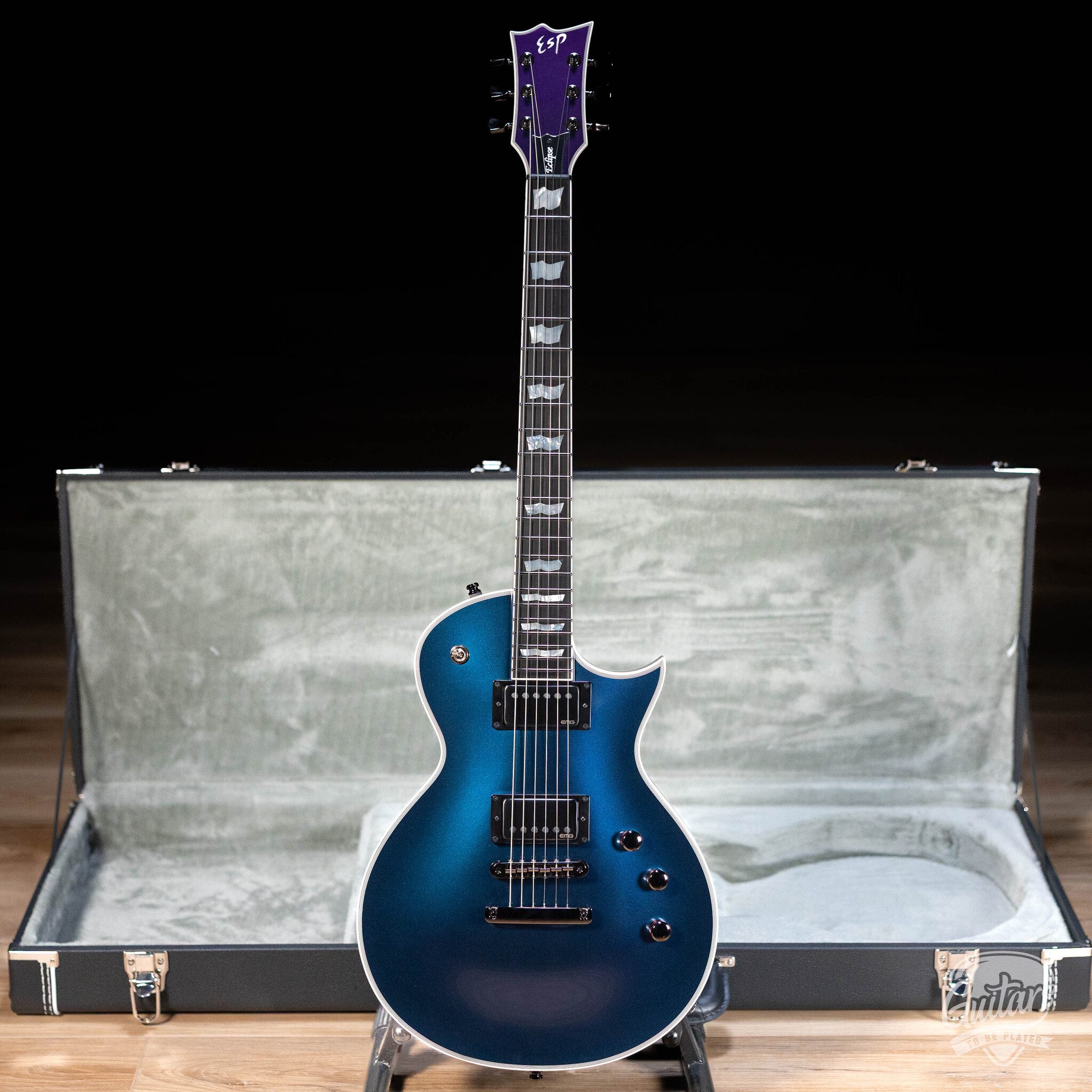 ESP Eclipse Custom EMG Electric Guitar w/ Case – Andromeda II